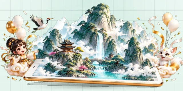 江山美景画